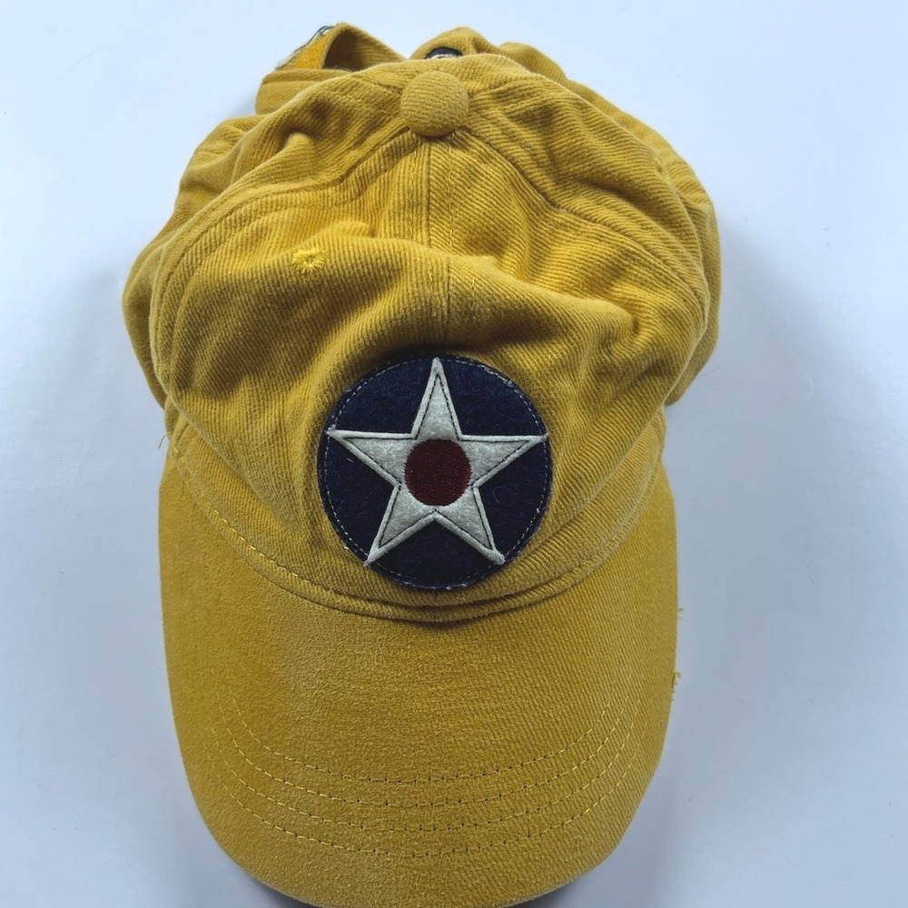 Red Canoe National Heritage Brands Yellow Star Roundel Cotton Baseball Hat Cap